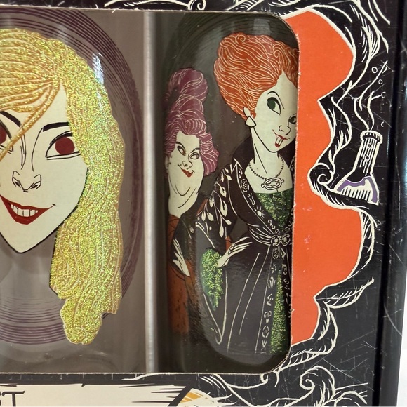 Spooky Disney Hocus Pocus Collectible Cup Set - 4 Pack, Brand New in Box! - Picture 4 of 6